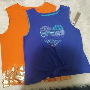 Calvin Klein girl sleeveless tees
